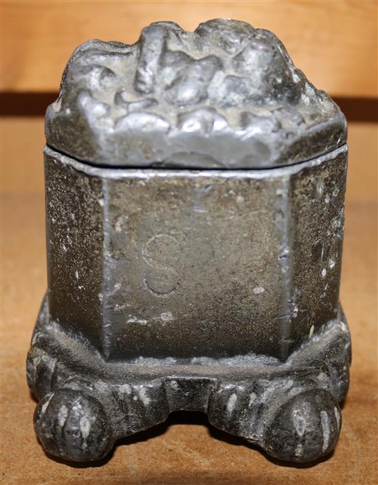 Lead tobacco jar